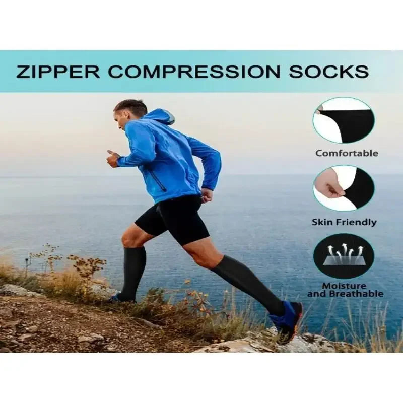 Zipper Compression Socks for Pain Relief – Shoezia™
