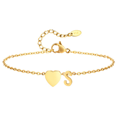 Custom Heart Anklet – Stainless Steel