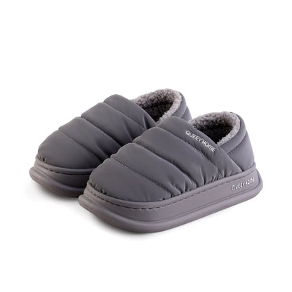 Shoezia™ Winter Plush Slippers | Warm & Waterproof