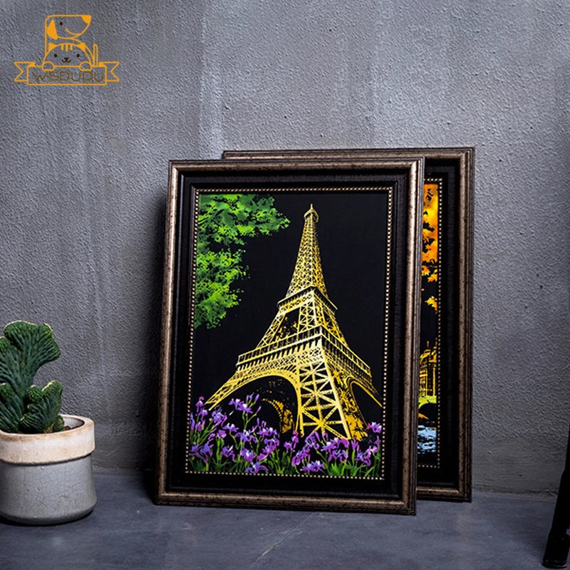 Scratch Art Kit – Creative Stress Relief Drawing Set