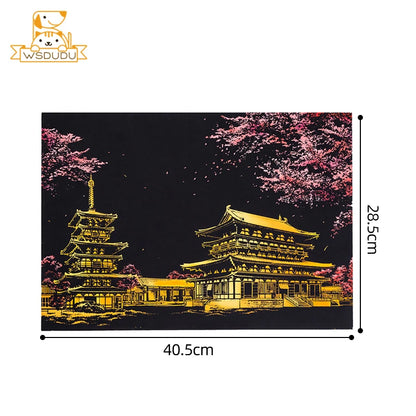 Scratch Art Kit – Creative Stress Relief Drawing Set