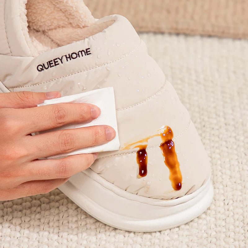 Shoezia™ Winter Plush Slippers | Warm & Waterproof