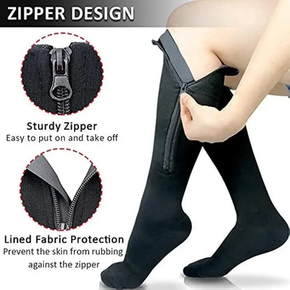 Zipper Compression Socks for Pain Relief – Shoezia™