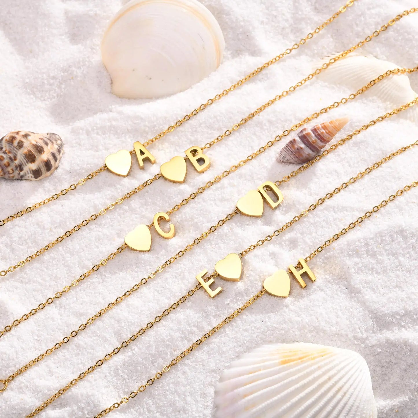 Custom Heart Anklet – Stainless Steel