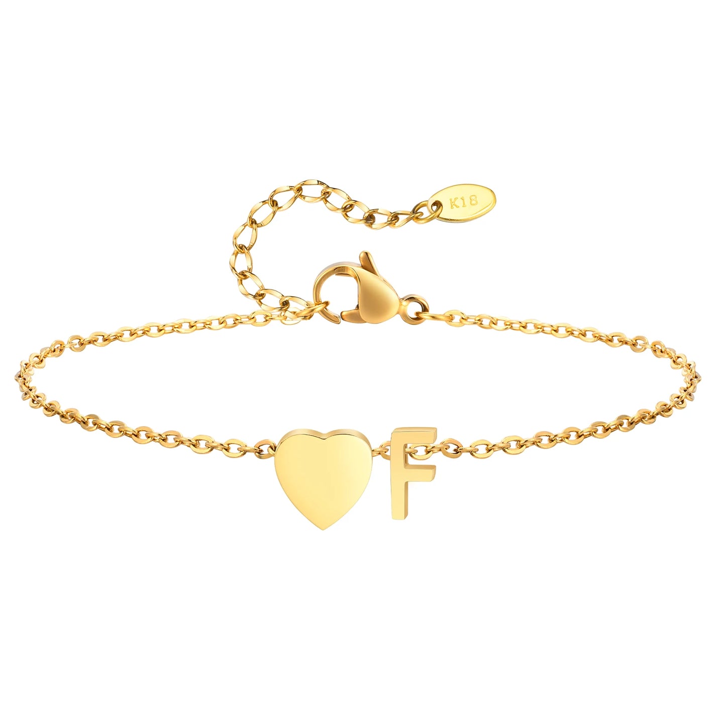 Custom Heart Anklet – Stainless Steel